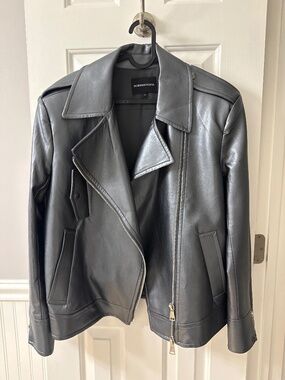 BCBG Leather jacket size 42